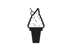 ice cream icon design vector