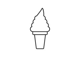 ice cream icon design vector