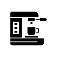 café fabricante icono vector diseño modelo sencillo y limpiar