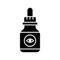 eye drops icon vector design template simple and clean