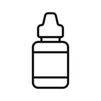eye drops icon vector design template simple and clean