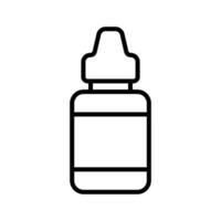 eye drops icon vector design template simple and clean