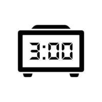 digital clock icon vector design template simple and clean