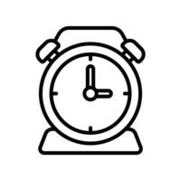 alarm clock icon vector design template simple and clean