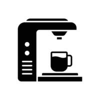 café fabricante icono vector diseño modelo sencillo y limpiar