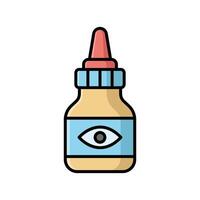 eye drops icon vector design template simple and clean