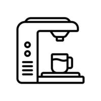 coffee maker icon vector design template simple and clean