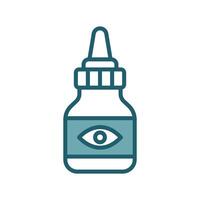 eye drops icon vector design template simple and clean