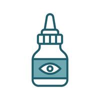 eye drops icon vector design template simple and clean