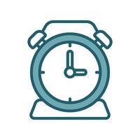 alarm clock icon vector design template simple and clean