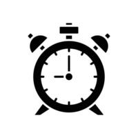 alarm clock icon vector design template simple and clean