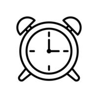 alarm clock icon vector design template simple and clean