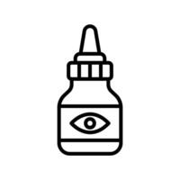 eye drops icon vector design template simple and clean