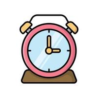 alarm clock icon vector design template simple and clean