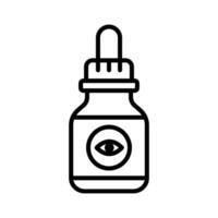 eye drops icon vector design template simple and clean