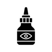eye drops icon vector design template simple and clean