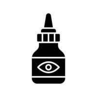 eye drops icon vector design template simple and clean