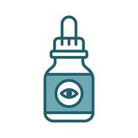 eye drops icon vector design template simple and clean