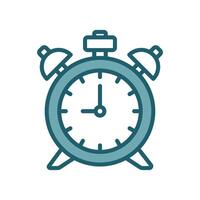 alarm clock icon vector design template simple and clean