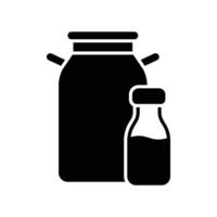 milk can icon vector design template simple and clean