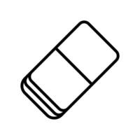 eraser icon vector design template simple and clean