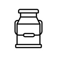 milk can icon vector design template simple and clean