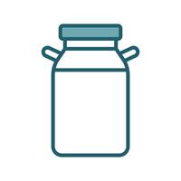 milk can icon vector design template simple and clean