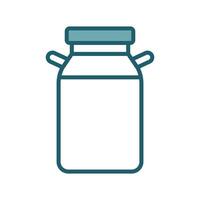 milk can icon vector design template simple and clean