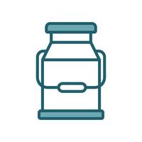 milk can icon vector design template simple and clean