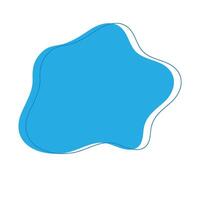 blob icon with five lumps vector