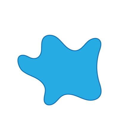 blob icon with five lumps