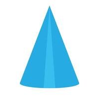 geometric cone icon vector