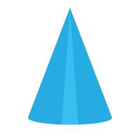 geometric cone icon vector