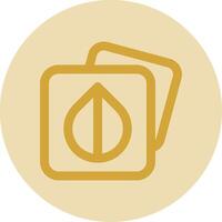 Image saturation Line Yellow Circle Icon vector