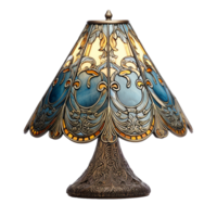 AI generated Fancy lamp shade png isolated on transparent background