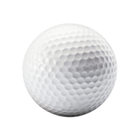 ai generado golf pelota png aislado en transparente antecedentes