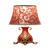 AI generated Fancy lamp shade png isolated on transparent background