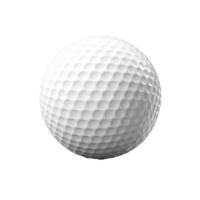 ai generiert Golf Ball png isoliert auf transparent Hintergrund