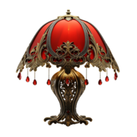 AI generated Fancy lamp shade png isolated on transparent background