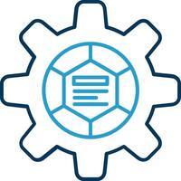 Infographic elements Line Blue Two Color Icon vector
