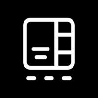 Gallery view Line Inverted Icon vector