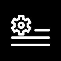 Deploy rules Line Inverted Icon vector