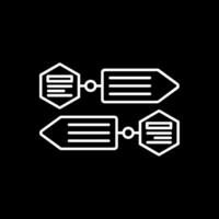 Infographic elements Line Inverted Icon vector