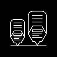 Infographic elements Line Inverted Icon vector