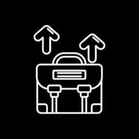 Career path Line Inverted Icon vector