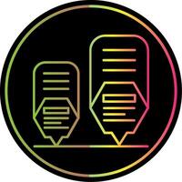 Infographic elements Line Gradient Due Color Icon vector