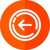 Right arrow Line Red Circle Icon vector