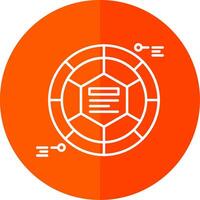 Infographic elements Line Red Circle Icon vector