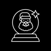 Jingle bell Line Inverted Icon vector