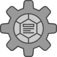 Infographic elements Line Filled Greyscale Icon vector